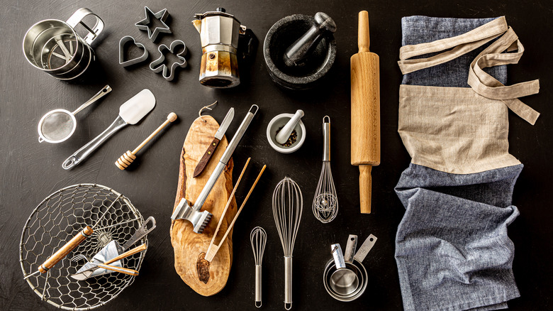 Kitchen utensils and equipment