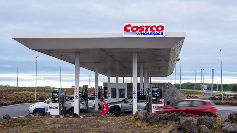 Costco gas station in Iceland