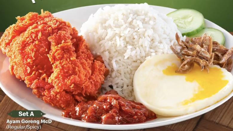 Ayam Goreng featured in Nasi McD meal