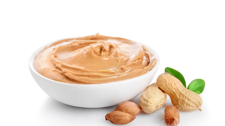 Bowl of peanut butter