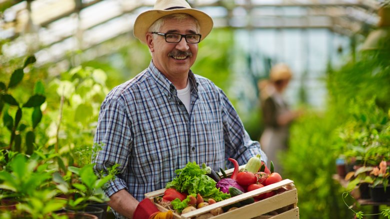 happy farmer