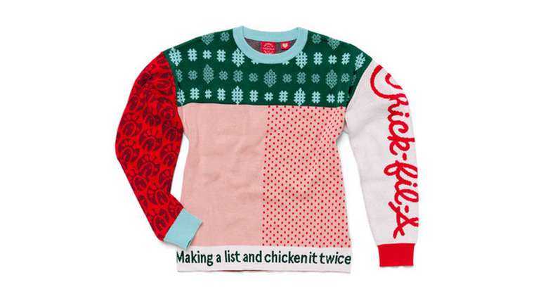 Chick-Fil-A holiday sweater