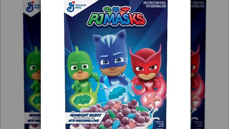 PJ Masks cereal box