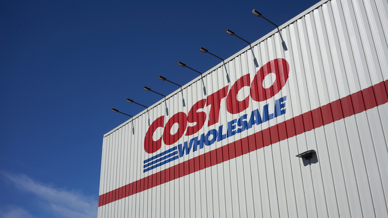 Costco logo and sign