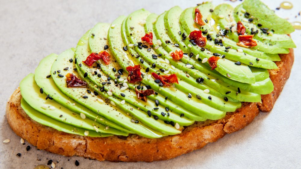 fried avocado toast