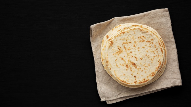 stack of tortillas