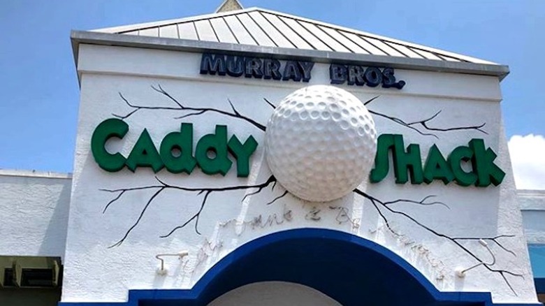 The front of the Caddy Shack Restaurant