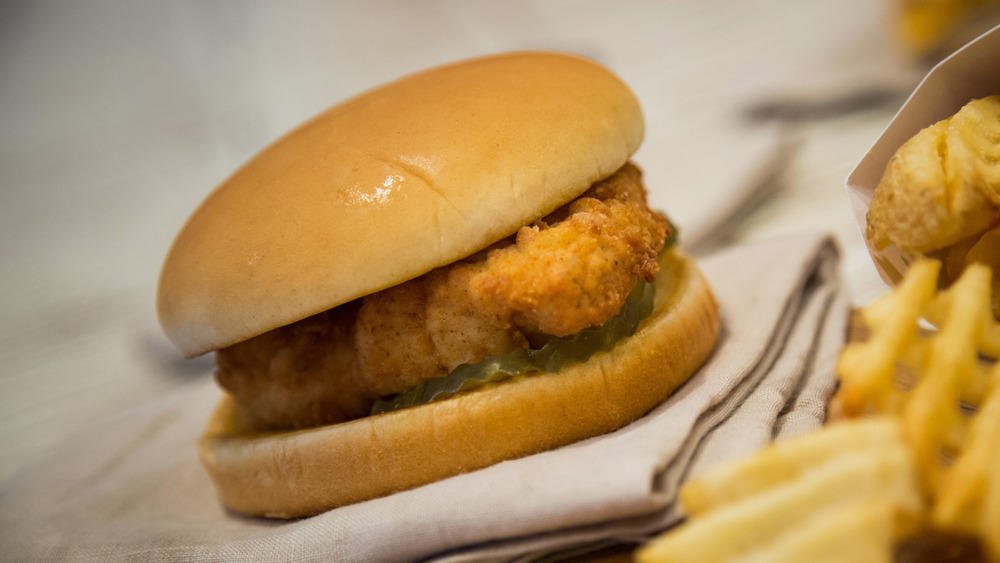 Chick-fil-A chicken sandwich