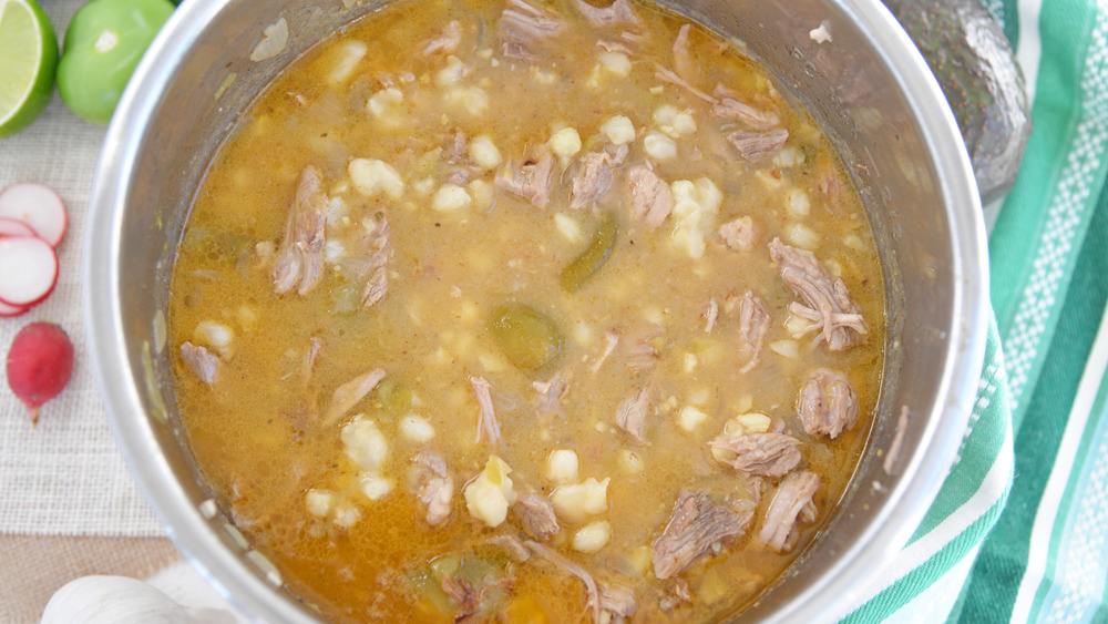 zesty Instant Pot pork pozole