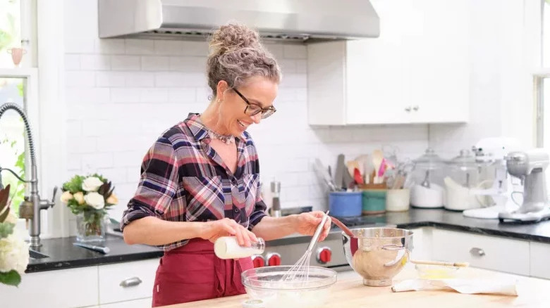 Zoë François in the kitchen