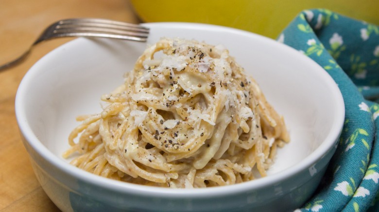 One-Pot Whole Wheat Pasta Carbonara Recipe